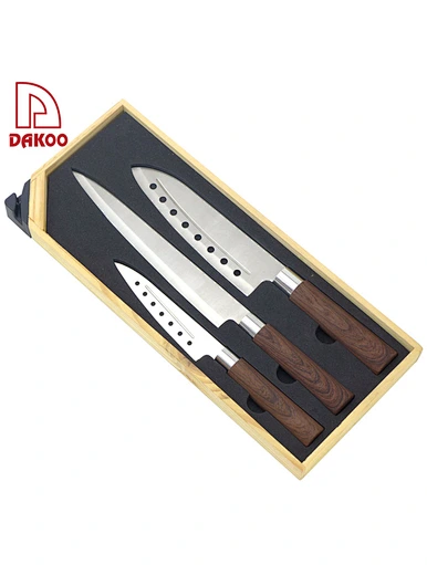  juego de cuchillos de acero inoxidable - DAKOO