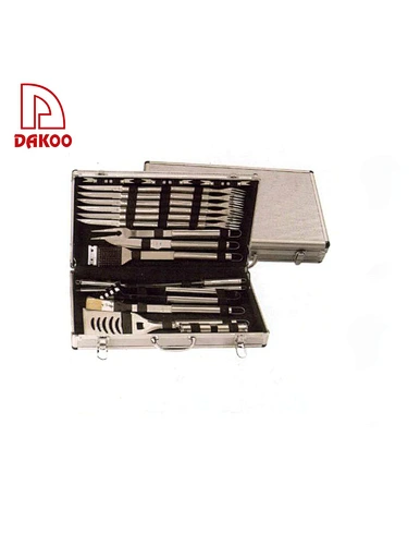  juego de herramientas de barbacoa de acero inoxidable - DAKOO