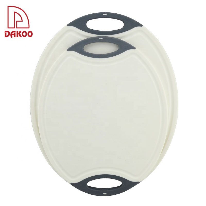 Both Ends Hanging PP 2Pcs Set Cutting Board