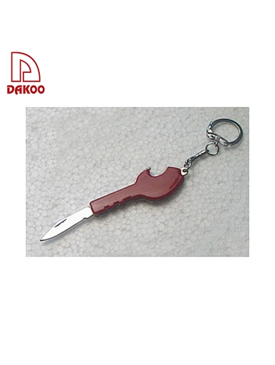 Stainless Steel Folding Knife With Key Chain - DAKOO