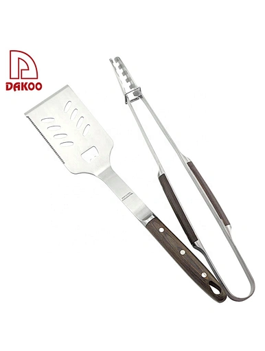 Stainless Steel 2Pcs BBQ Tools Set - DAKOO