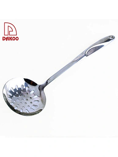 Hollow Handle Steel Ladle Slotted Skimmer - DAKOO