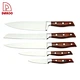 Pakka Wood Handle 5Pcs Kitchen Knives - DAKOO
