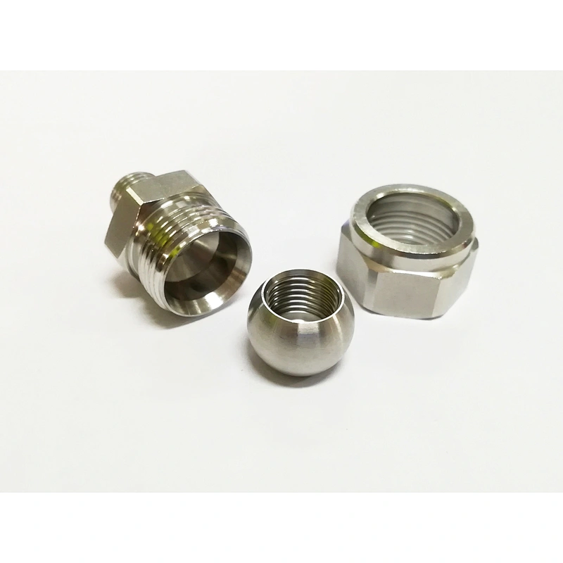 Threaded ball fitting