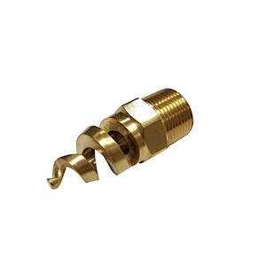 Maximum free passage full cone (hollow cone) nozzle