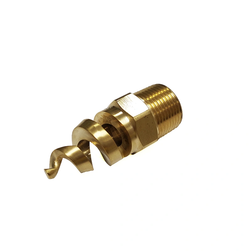 Maximum free passage full cone (hollow cone) nozzle