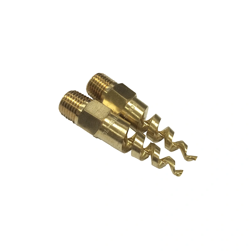 Maximum free passage full cone (hollow cone) nozzle