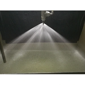 Maximum free passage full cone (hollow cone) nozzle