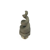 Maximum free passage full cone (hollow cone) nozzle