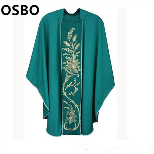 Custom Wholesale high quality embroidery church clergy robe preist vestment