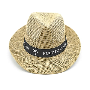 2020 Bajo precio playas de verano sombreros de playa de color de hierba al por mayor sombreros de Panamá para hombres y mujeres