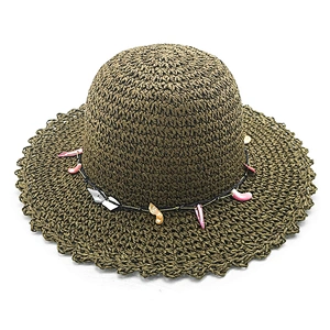 2020 High quality popular summer paper straw hat floppy women straw Hat