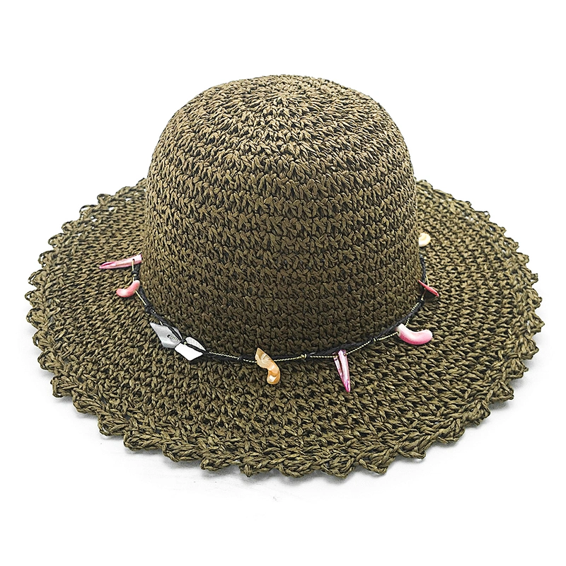 2020 High quality popular summer paper straw hat floppy women straw Hat