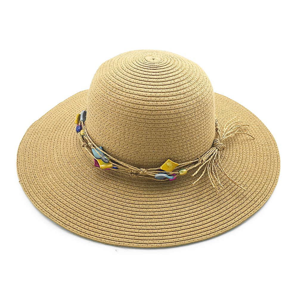 2020 High quality popular summer paper straw hat floppy women straw Hat