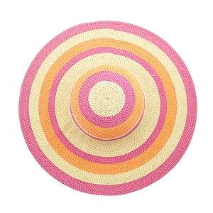2020 alta calidad sombrero de paja de verano popular sombrero de paja suave