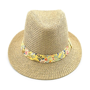 2020 new popular fashion high quality summer paper straw fedora hat