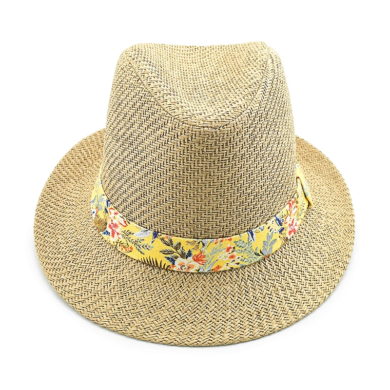 2020 new popular fashion high quality summer paper straw fedora hat