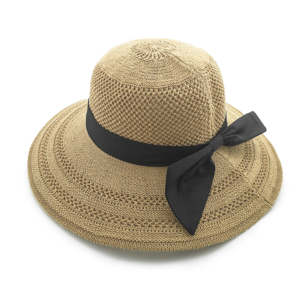 2020 High quality popular summer paper straw hat floppy women straw Hat
