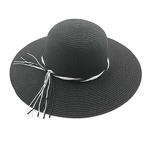 2020 High quality popular summer paper straw hat floppy women straw Hat