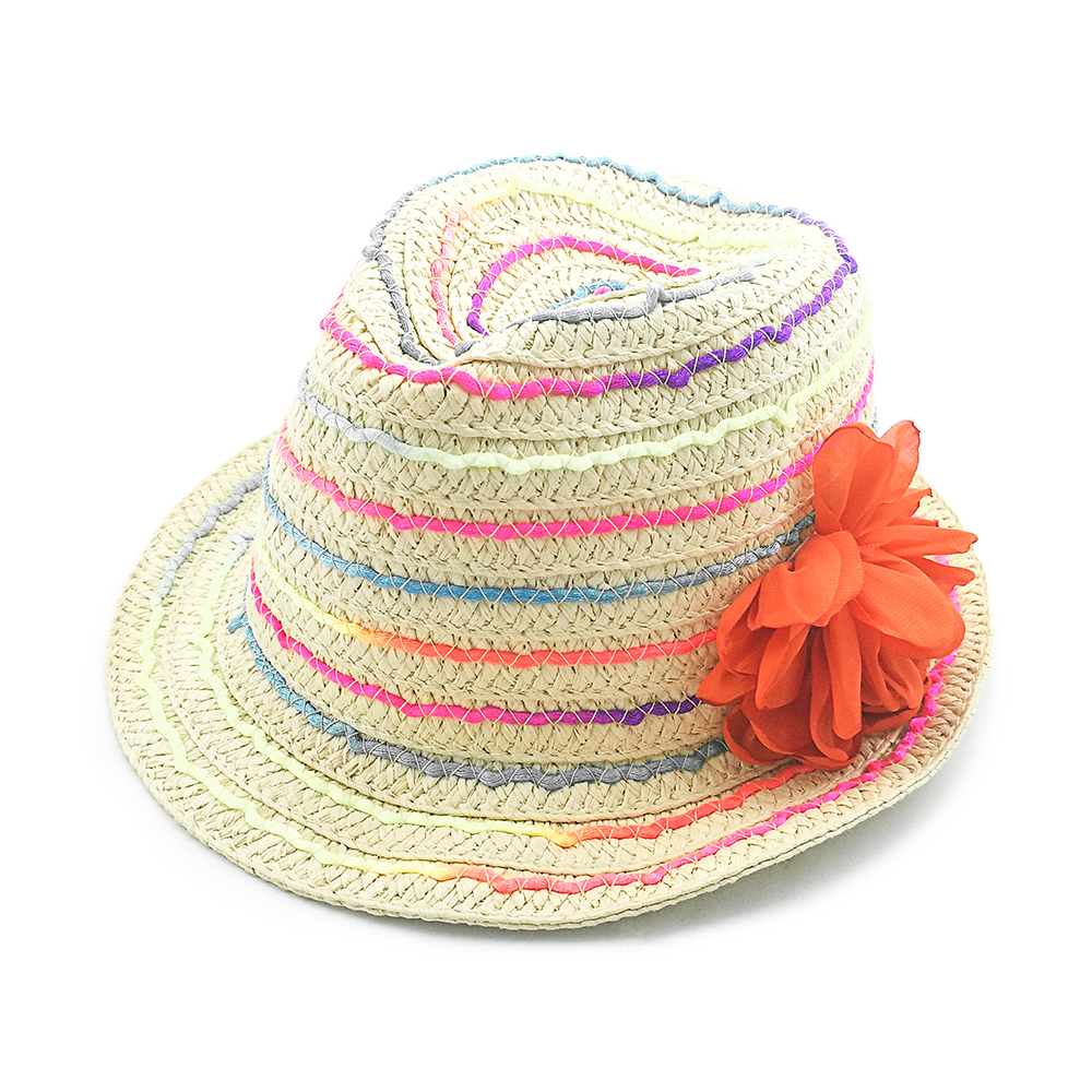 2020 new popular fashion high quality summer paper braid fedora hat