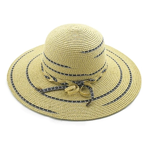 2020 High quality popular summer paper straw hat floppy women straw Hat