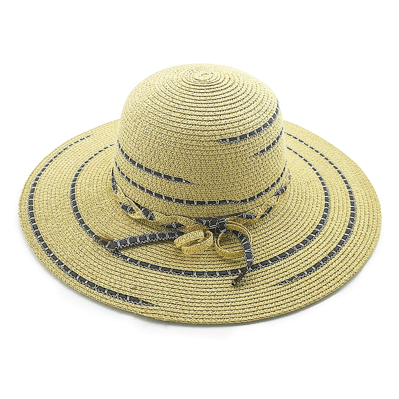 2020 High quality popular summer paper straw hat floppy women straw Hat
