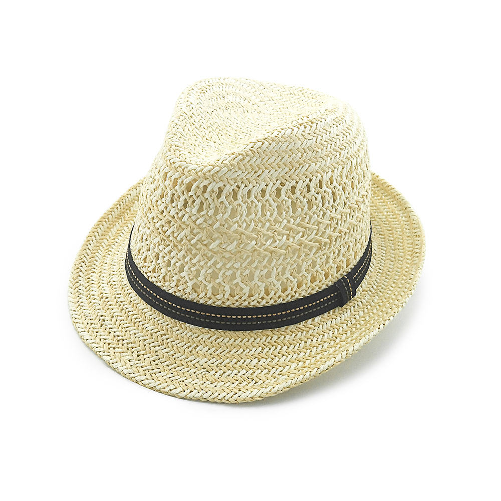 2020 new popular fashion high quality summer twisted paper fedora hat