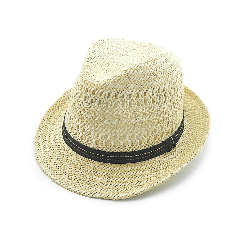 2020 new popular fashion high quality summer twisted paper fedora hat