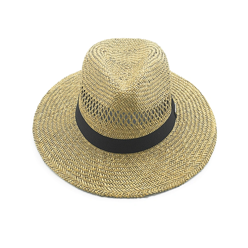 Fashion spring & summer women travel wide brim sombrero straw panama hat wholesale