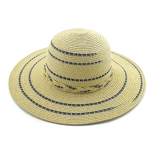 2020 High quality popular summer paper straw hat floppy women straw Hat