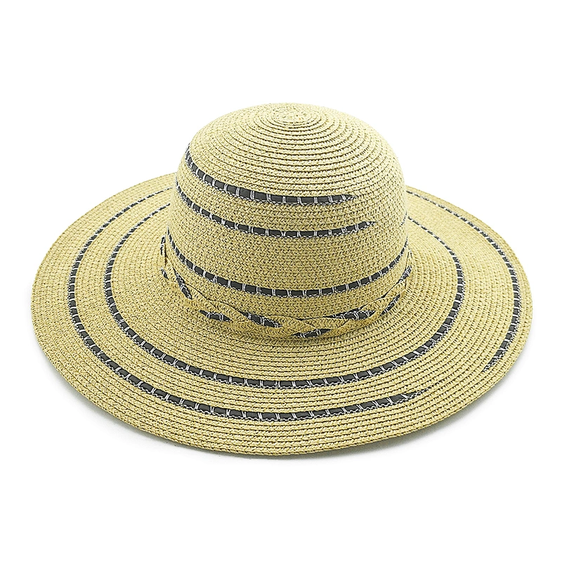 2020 High quality popular summer paper straw hat floppy women straw Hat