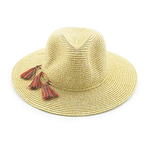 2020 al por mayor de la mujer personalizada alfombrilla de papiro Lafite Panamá verano playa sombrero de sol Mujer