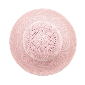 2020 High quality popular summer cotton paper straw hat floppy women straw Hat
