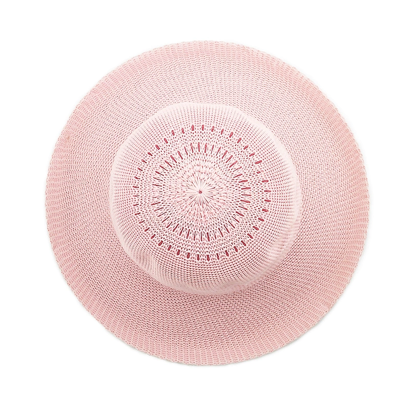 2020 High quality popular summer cotton paper straw hat floppy women straw Hat