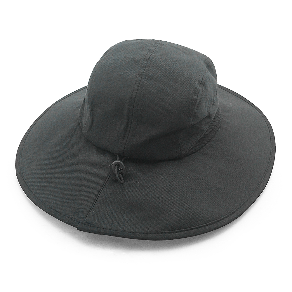 Deportes de moda Impresión de color plegable Logo en blanco Pesca en la selva de verano Sombrero de barril personalizado