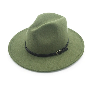 Wholesale fedora hat women fedora hat temperament Wool felt Panama hat