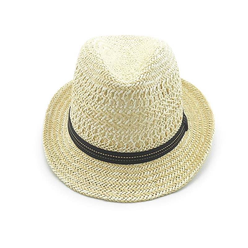 2020 new popular fashion high quality summer twisted paper fedora hat