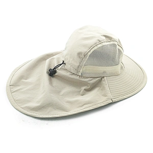 Outdoor fishing sun hat neck flap UPF 50+ uv sun protection bucket hat