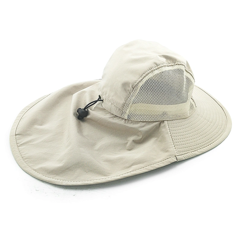 Pesca al aire libre sombrero de sol con tapa de cuello UPF 50+ sombrero de barril de protección solar UV