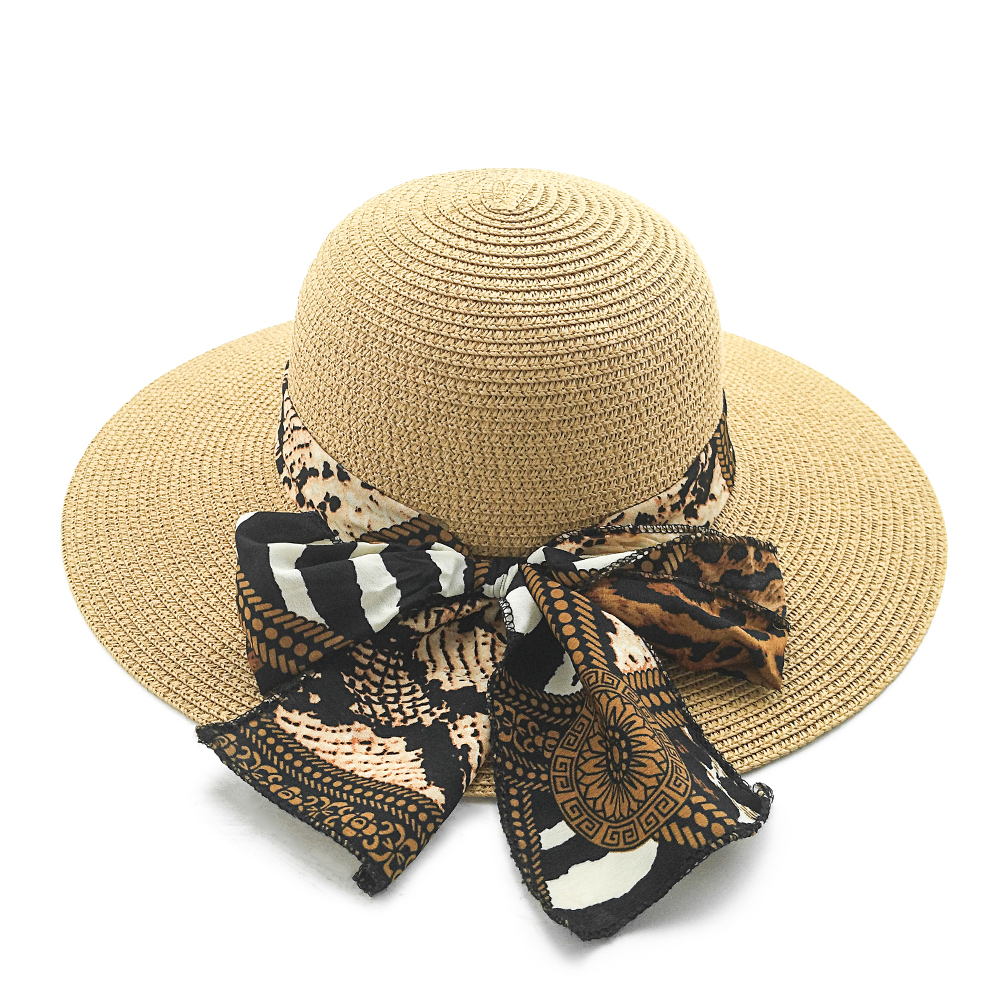 2020 High quality popular summer paper straw hat floppy women straw Hat