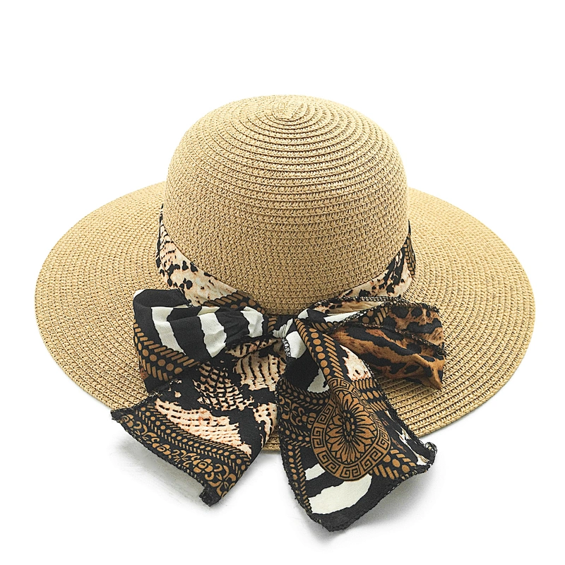 2020 High quality popular summer paper straw hat floppy women straw Hat