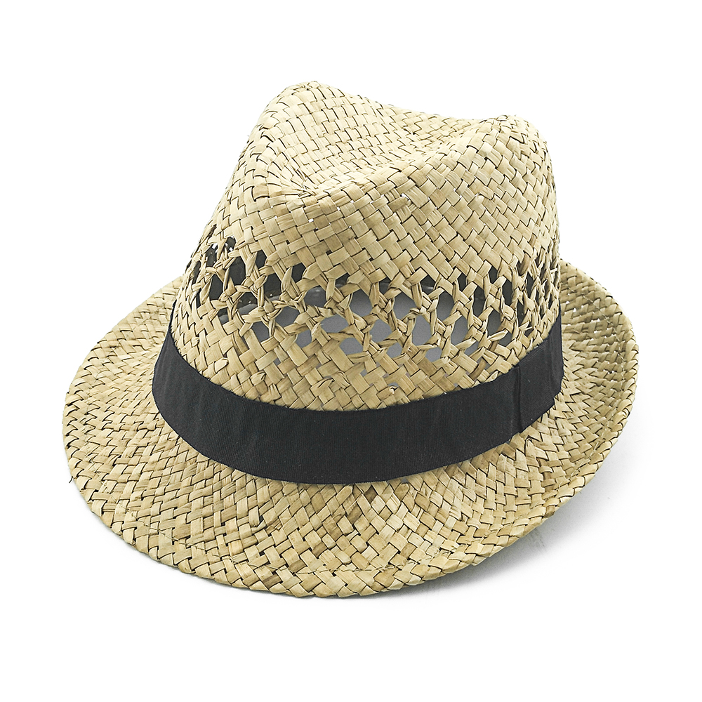 2020 new popular fashion high quality summer seagrass straw fedora hat