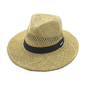 Fashion spring & summer women travel wide brim sombrero straw panama hat wholesale