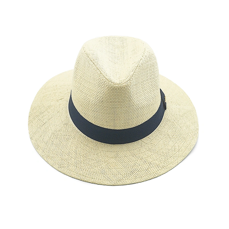 Factory Wholesale Fashion Summer Paper Straw Panama Hat With Stock
