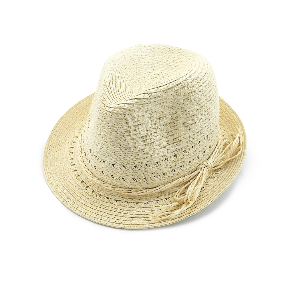 2020 new popular fashion high quality summer paper braid fedora hat