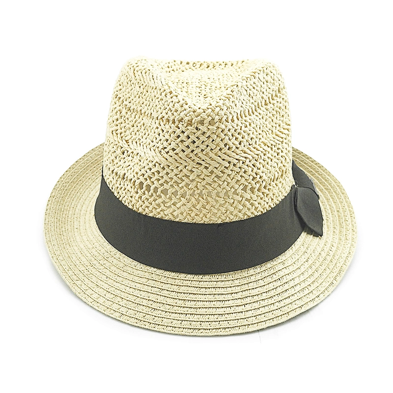 2020 nuevo sombrero blando de papel torcido de verano de alta calidad de moda