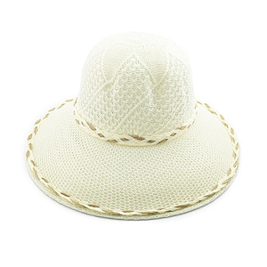 2020 High quality popular summer paper straw hat bucket women straw Hat