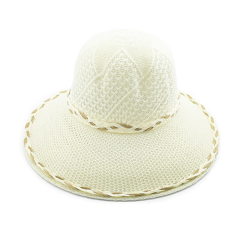 2020 High quality popular summer paper straw hat bucket women straw Hat