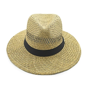 Fashion spring & summer women travel wide brim sombrero straw panama hat wholesale