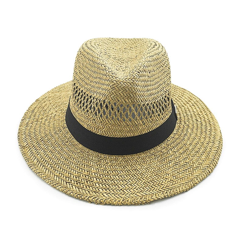 Fashion spring & summer women travel wide brim sombrero straw panama hat wholesale